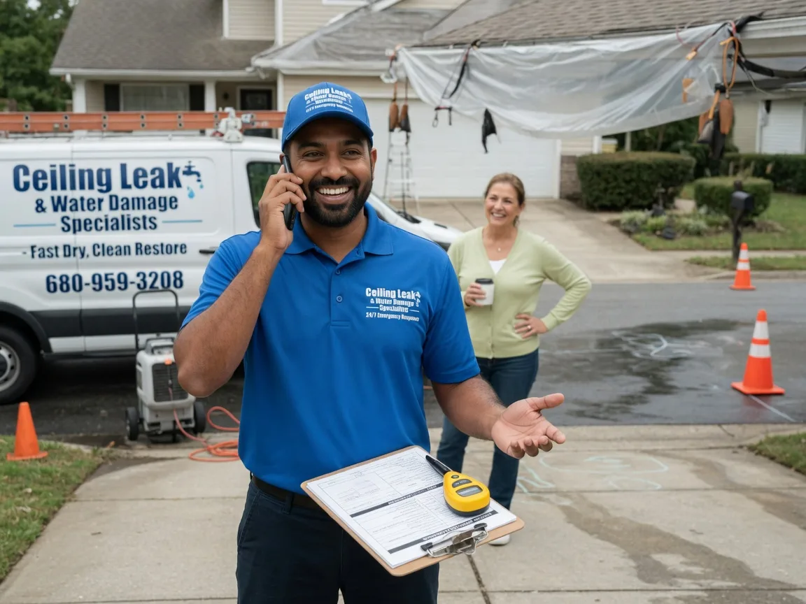 Ceiling Leak Cleanup Wall, TX FAQs